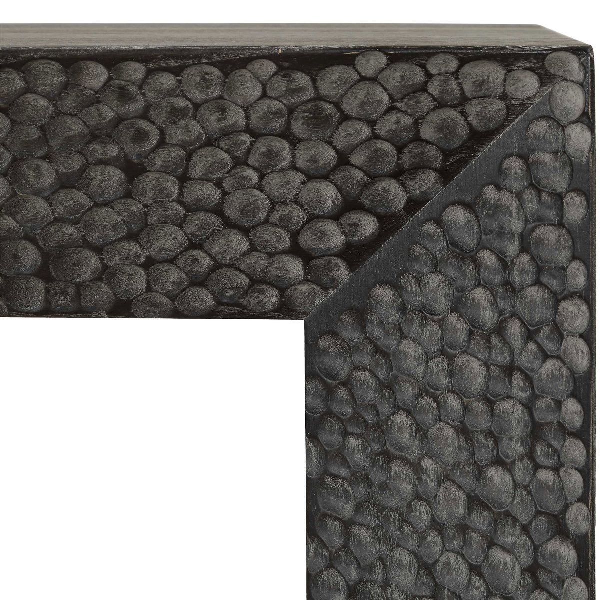 Thoreau Ebony Console Table, by Uttermost, 61.8" width x 32" height x 14" depth View 8