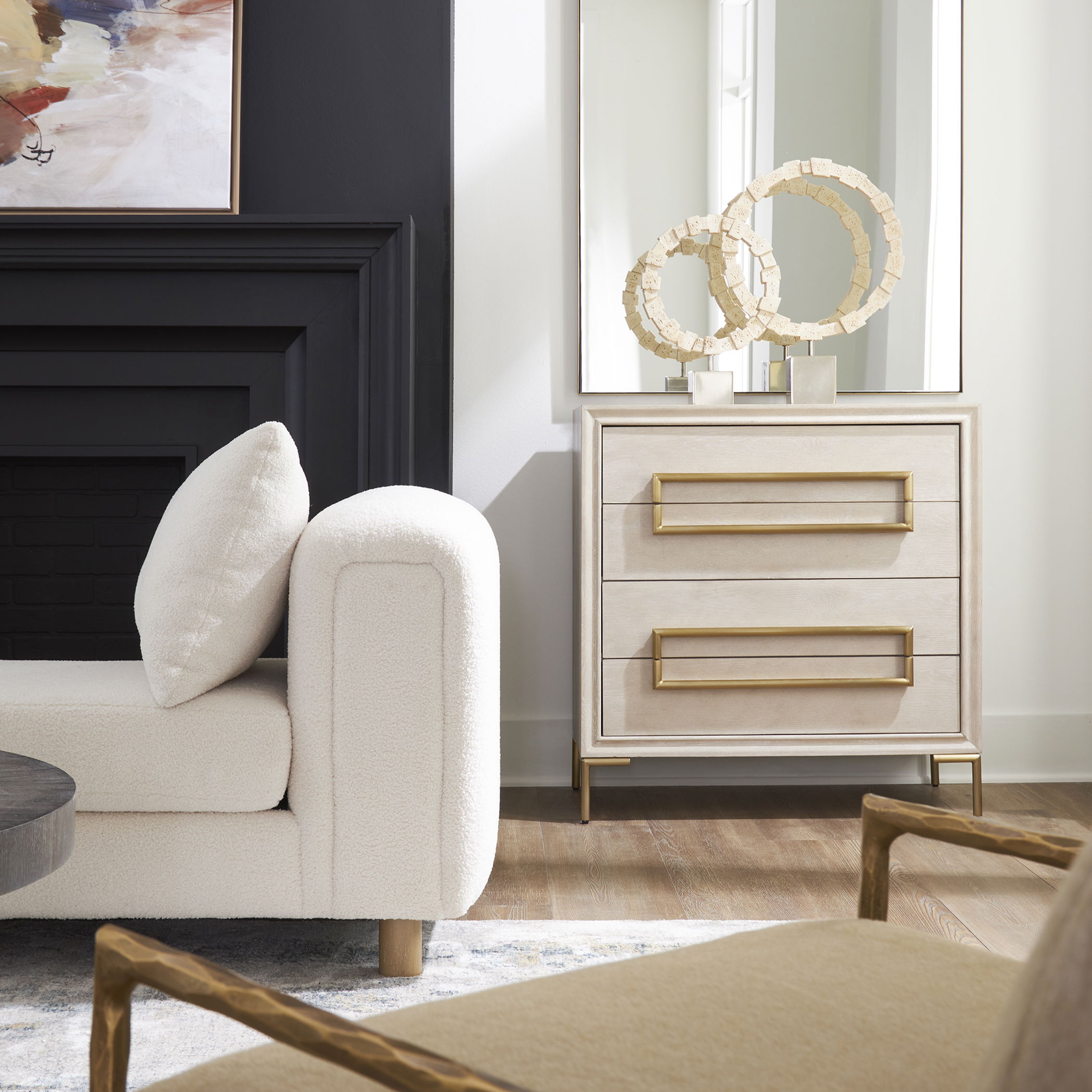 Alessia Light Oak Accent Chest large image 