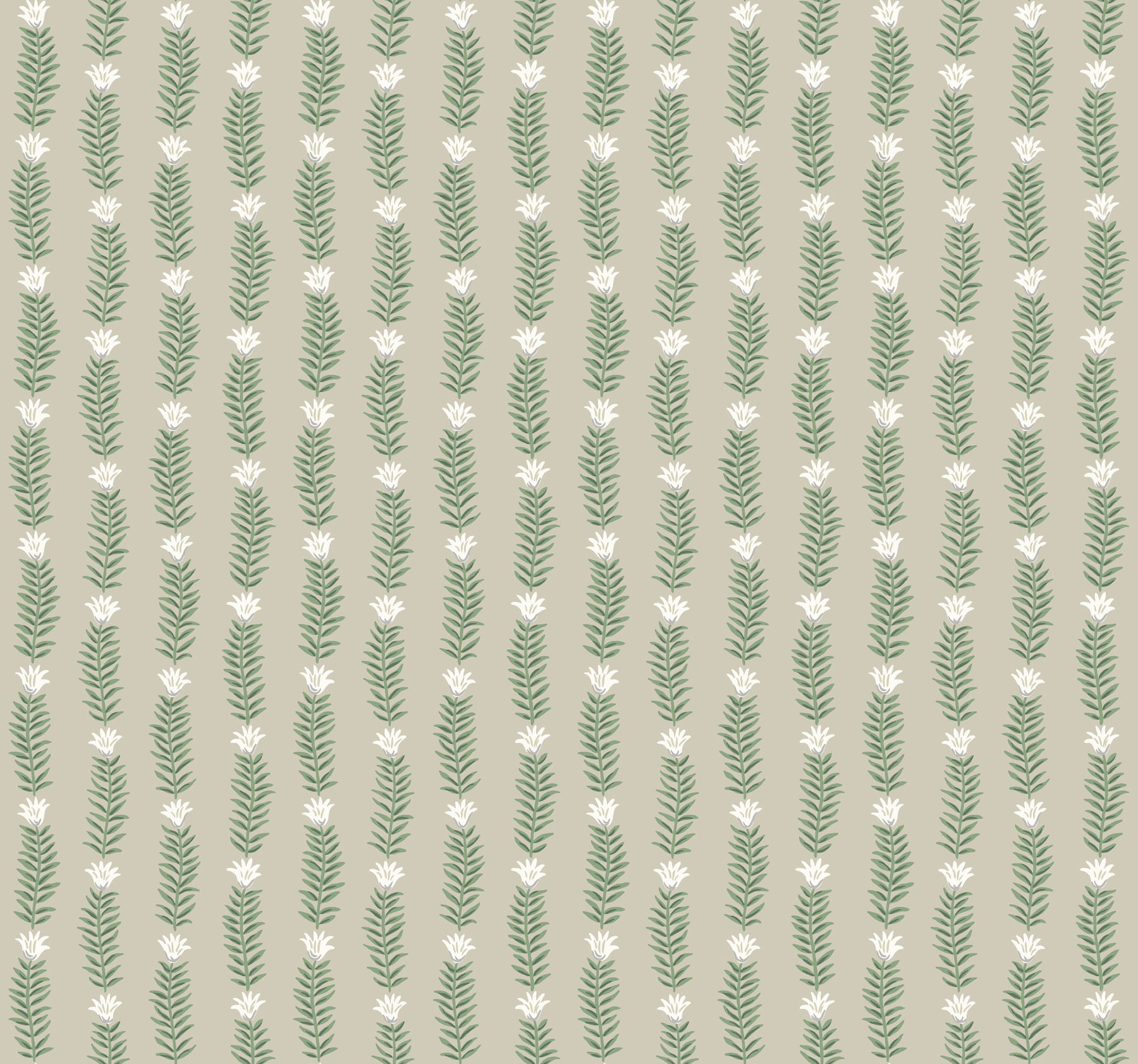 Eden Beige & Green Wallpaper large image 