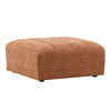 Magda Ottoman Terracotta, by Dovetail, 35.75" width x 17.5" height x 34" depth thumbnail 1