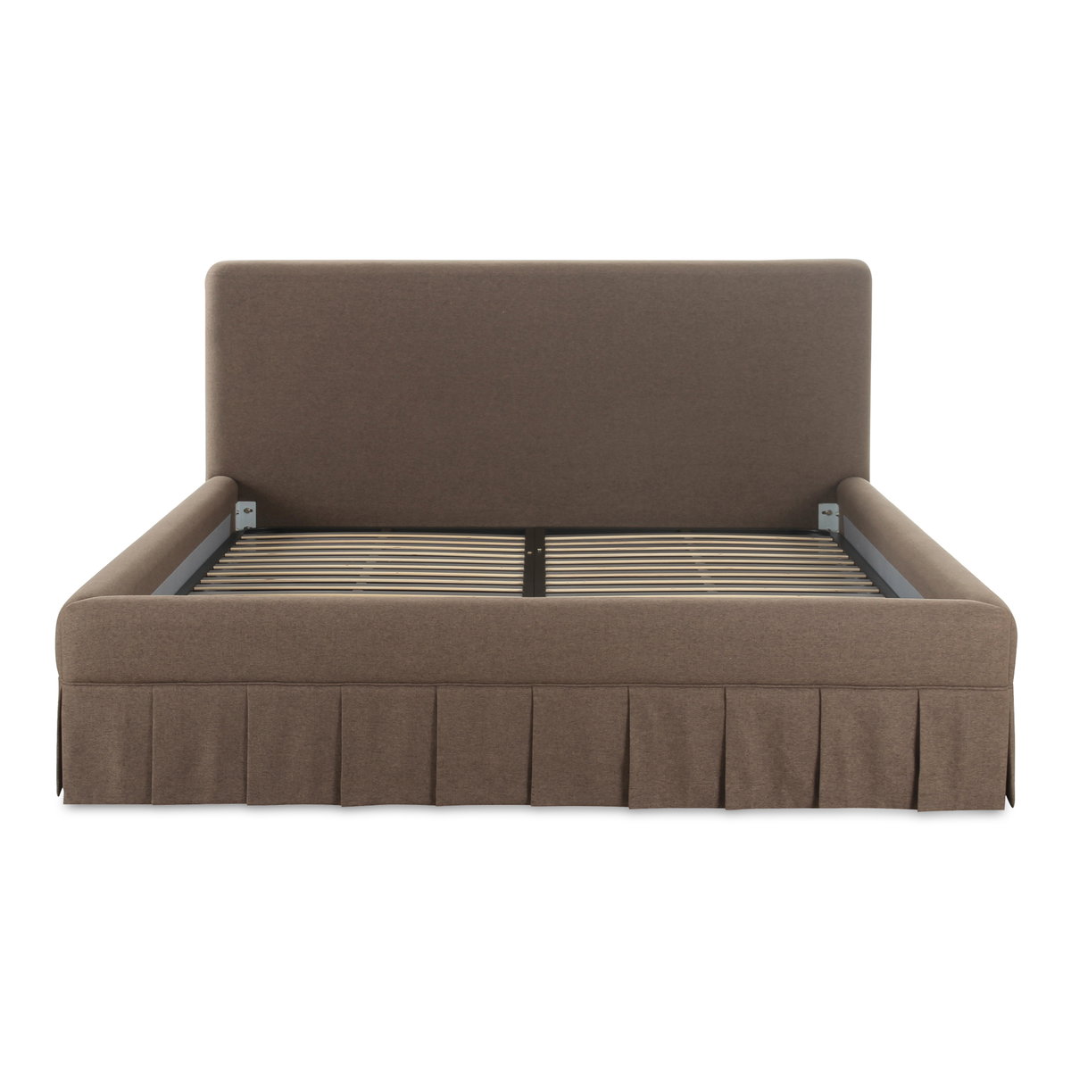 Maren Queen Bed Brown, by Moe's Home, 70" width x 45.3" height x 92" depth View 3