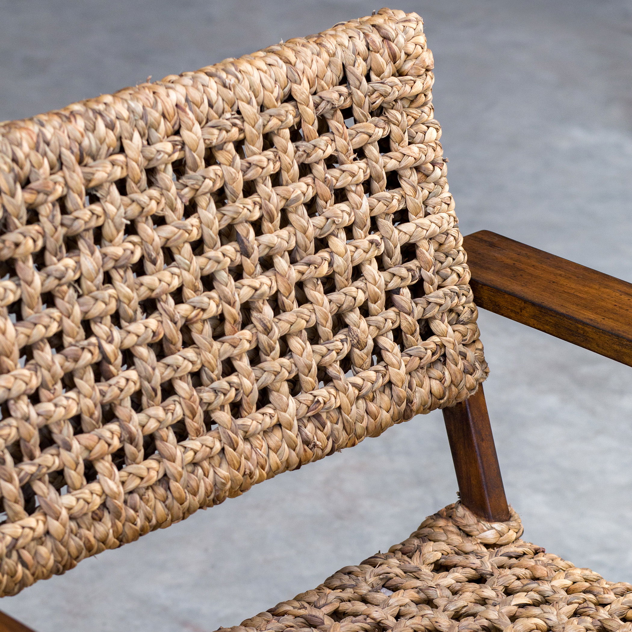 Rehema Natural Woven Accent Chair large image 