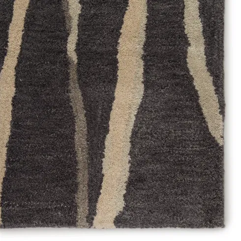 Turin Hand-Tufted Gray/Cream Area Rug