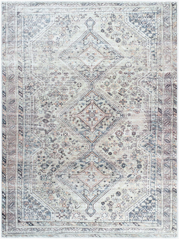 Eleni Machine Woven Rug, by Surya, 6'11.86" length x 5'2.99" width