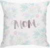 Mom II Accent Pillow, Decorative Pillow by Surya, 18" length x 18" width thumbnail