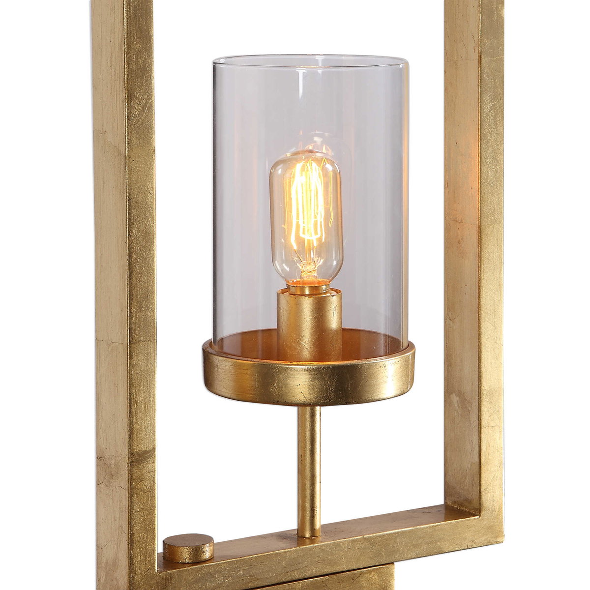 Cielo Staggered Rectangles Floor Lamp, by Uttermost, 1'2" width x 5'4.25" height x 8" depth View 7