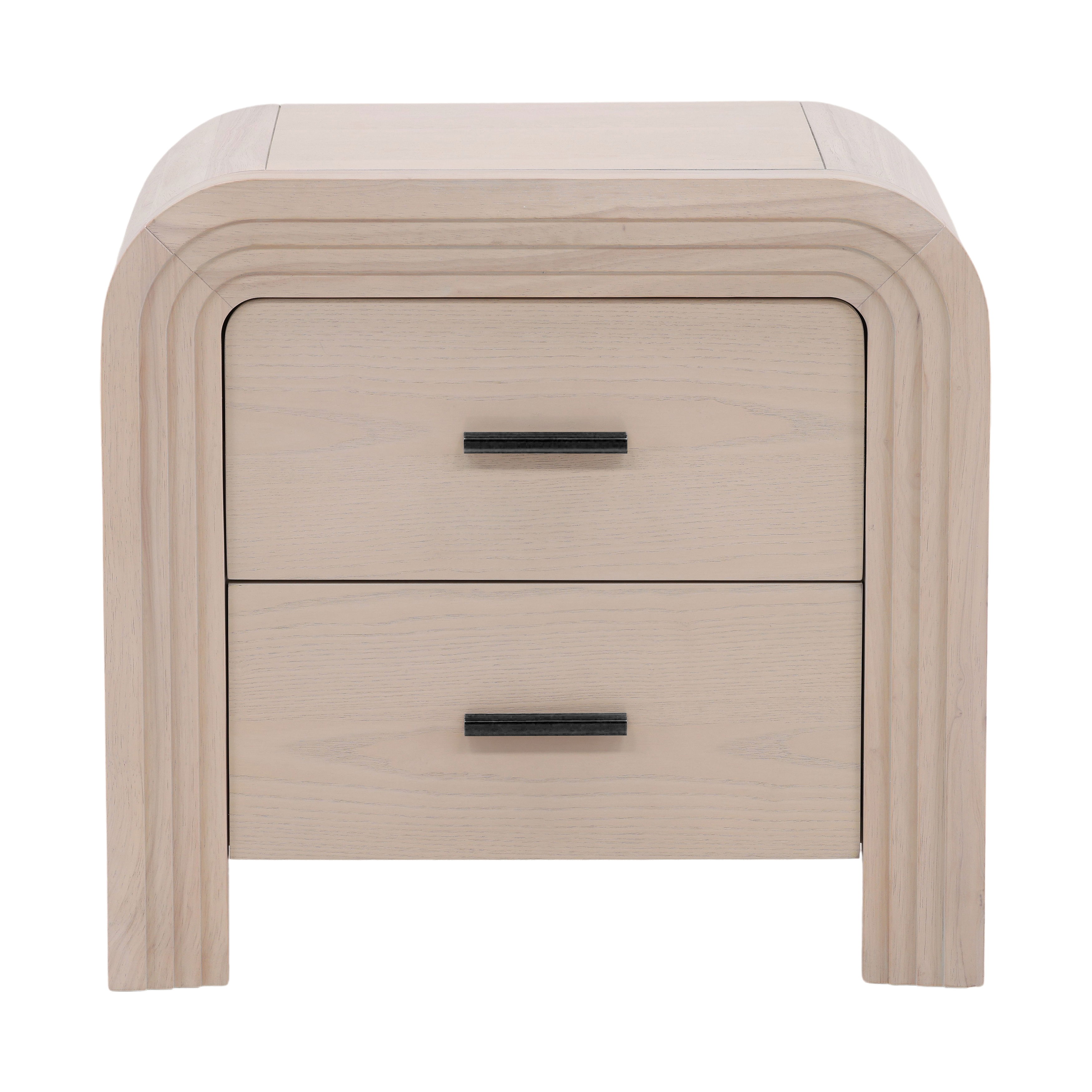 Portland Nightstand Bleach Natural large image 