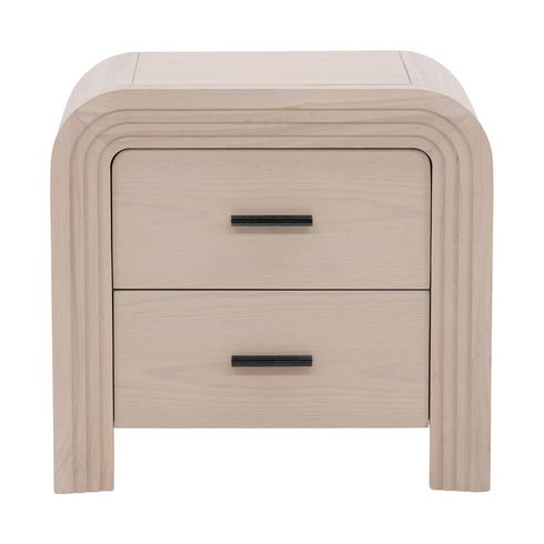 Portland Nightstand Bleach Natural
