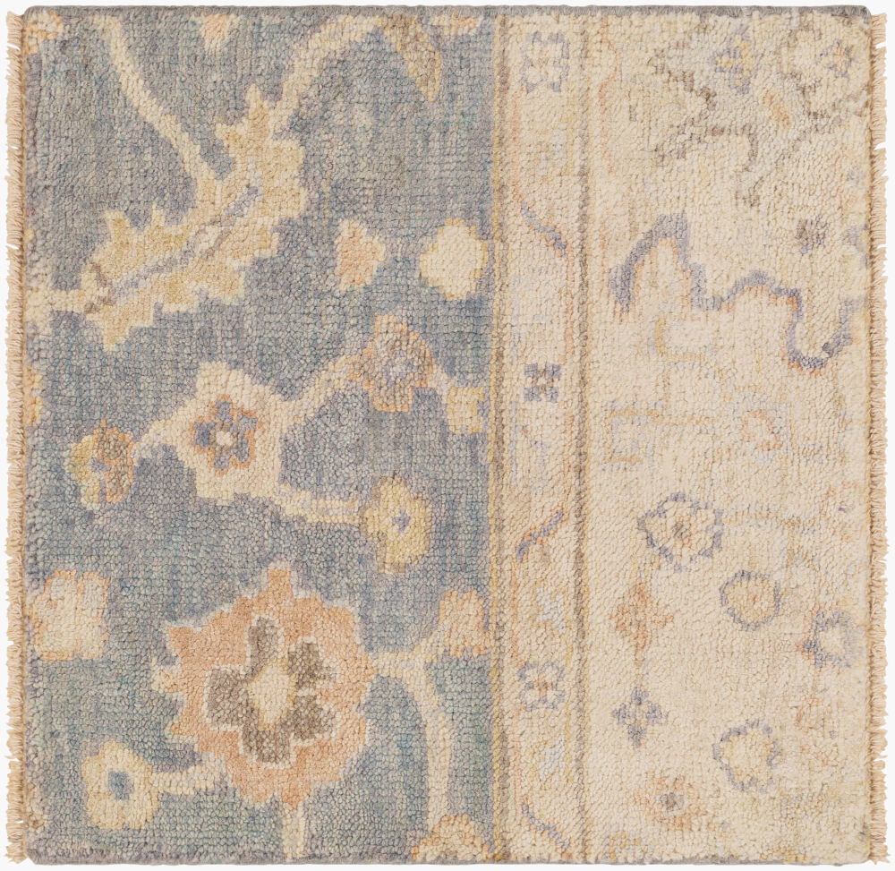 Normandy Handmade Rug, by Surya, 1'6" length x 1'6" width