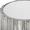 Echo Modern Nickel Drink Table, Furniture by Uttermost, 10.5" width x 22.75" height x 10.5" depth thumbnail 5