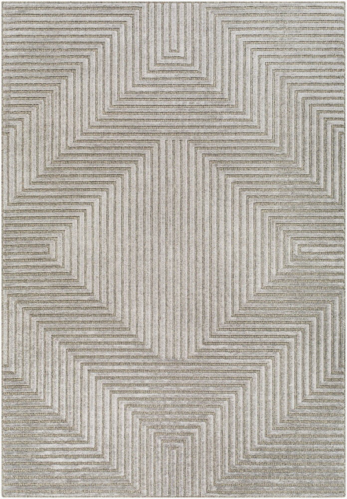 Kingston Machine Woven Rug, by Surya, 7'2.61" length x 5'2.99" width