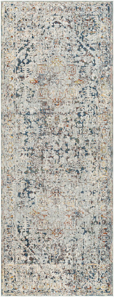 Presidential Machine Woven Rug, by Surya, 8'0.06" length x 3'2.98" width