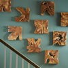 Talia Wood Wall Decor Set/9, Sculptural Wall Art by Uttermost, 16" width x 16" height x 1.37" depth thumbnail 2