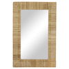 Highball Jute Rectangular Mirror, by Woven, 36.5" length x 24" width x 2" depth thumbnail 2