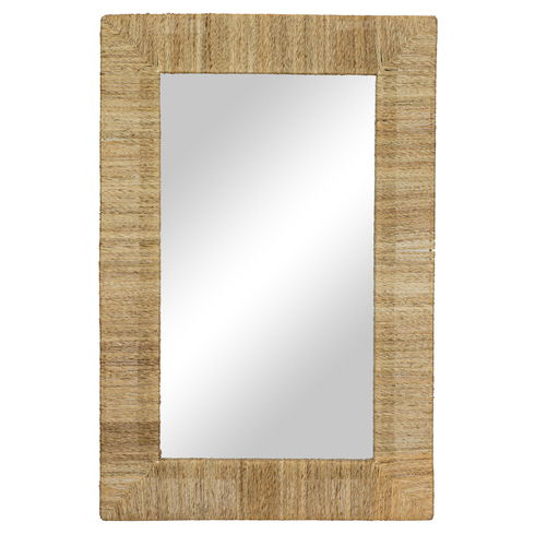 Highball Jute Rectangular Mirror