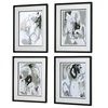Tangled Threads Abstract Framed Prints Set/4, Art by Uttermost, 24.37" width x 28.37" height x 1.62" depth thumbnail 5