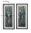 Glimmering Agate Abstract Prints Set/2, Art by Uttermost, 19.5" width x 43.5" height x 1.5" depth thumbnail 3