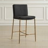 Ascend Charcoal Counter Stool, Counter & Bar Stool by Uttermost, 18.5" width x 38.5" height x 21.75" depth thumbnail 3