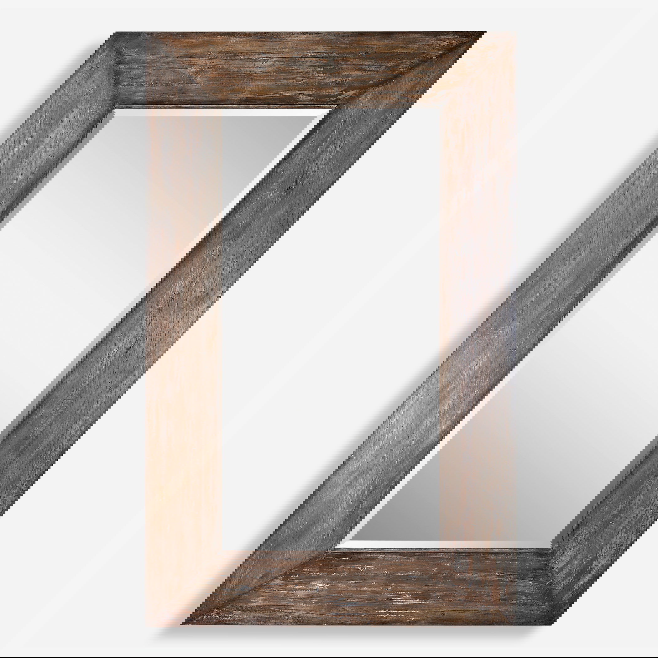 Langford Large Wood Mirror, by Uttermost, 50.5" width x 80.5" height x 2" depth View 1