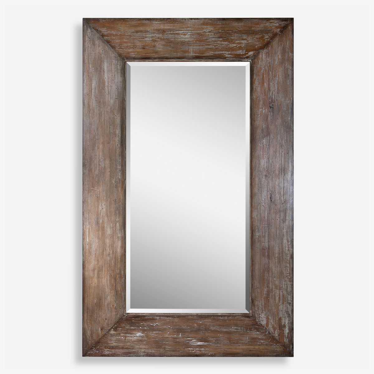 Langford Large Wood Mirror, by Uttermost, 50.5" width x 80.5" height x 2" depth View 1
