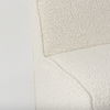Damon  Fully Upholstered Cream-Toned Fabric Dining Chair on Casters thumbnail 7