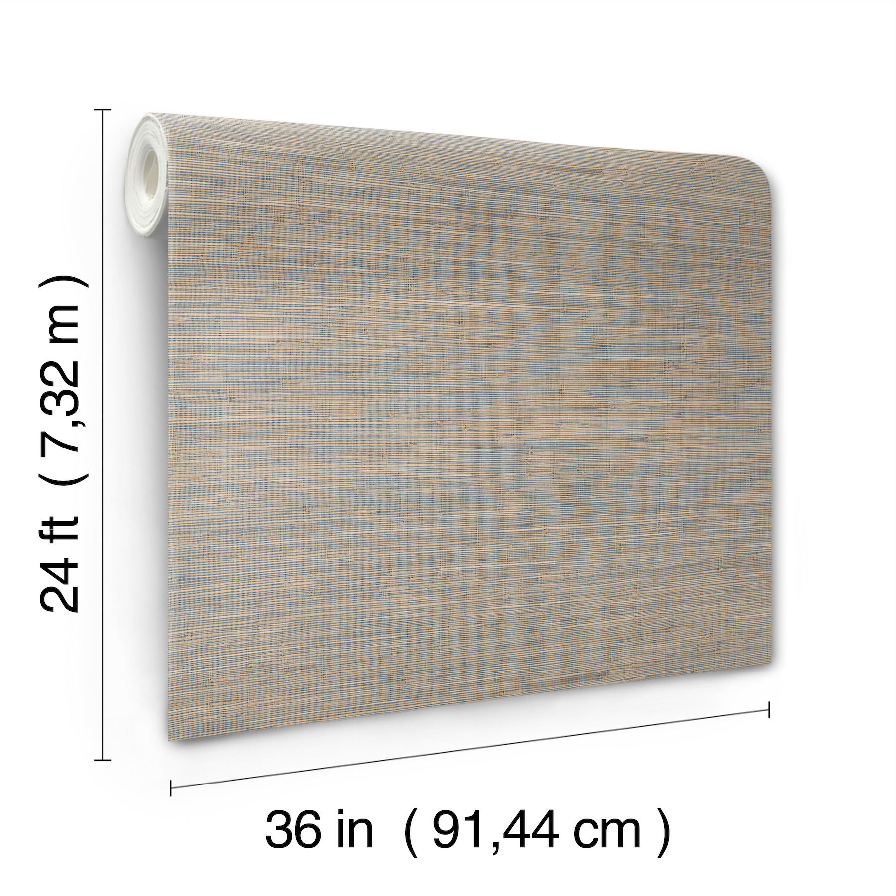 Knotted Grass Beige Wallpaper large image 