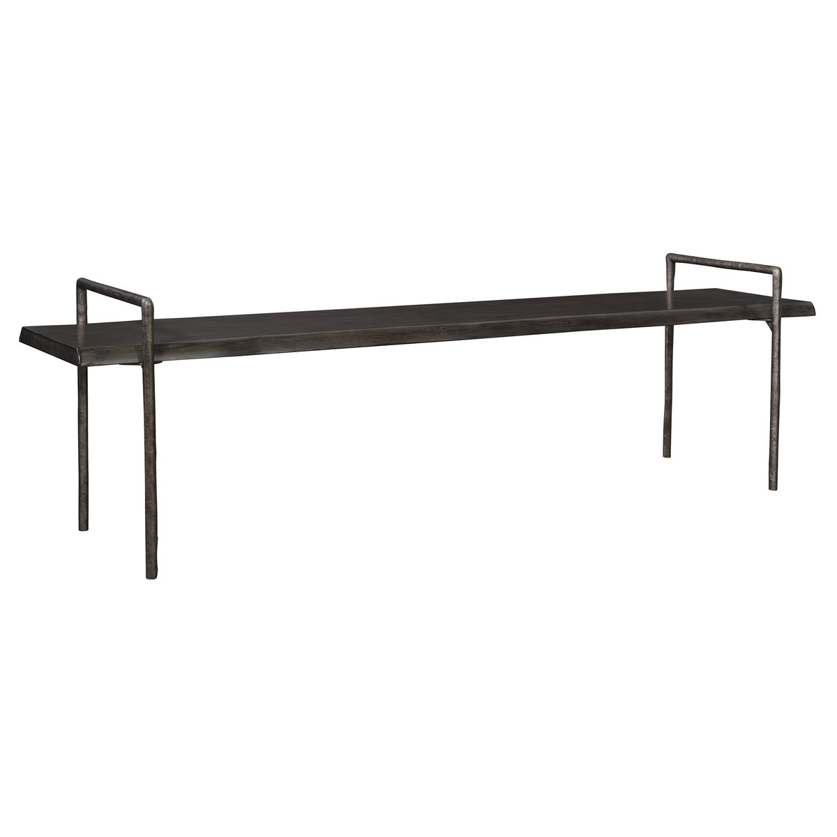 Chandos Wooden Bench, Furniture by Uttermost, 76" width x 23" height x 18" depth View 5