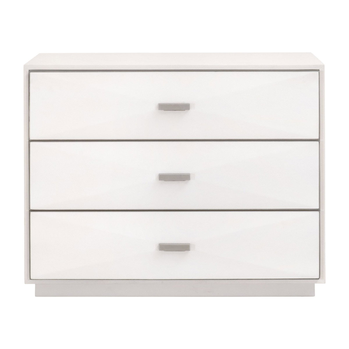 Wynn Shagreen 3-Drawer Nightstand, by Essentials for Living, 38" width x 30.25" height x 19.5" depth View 1