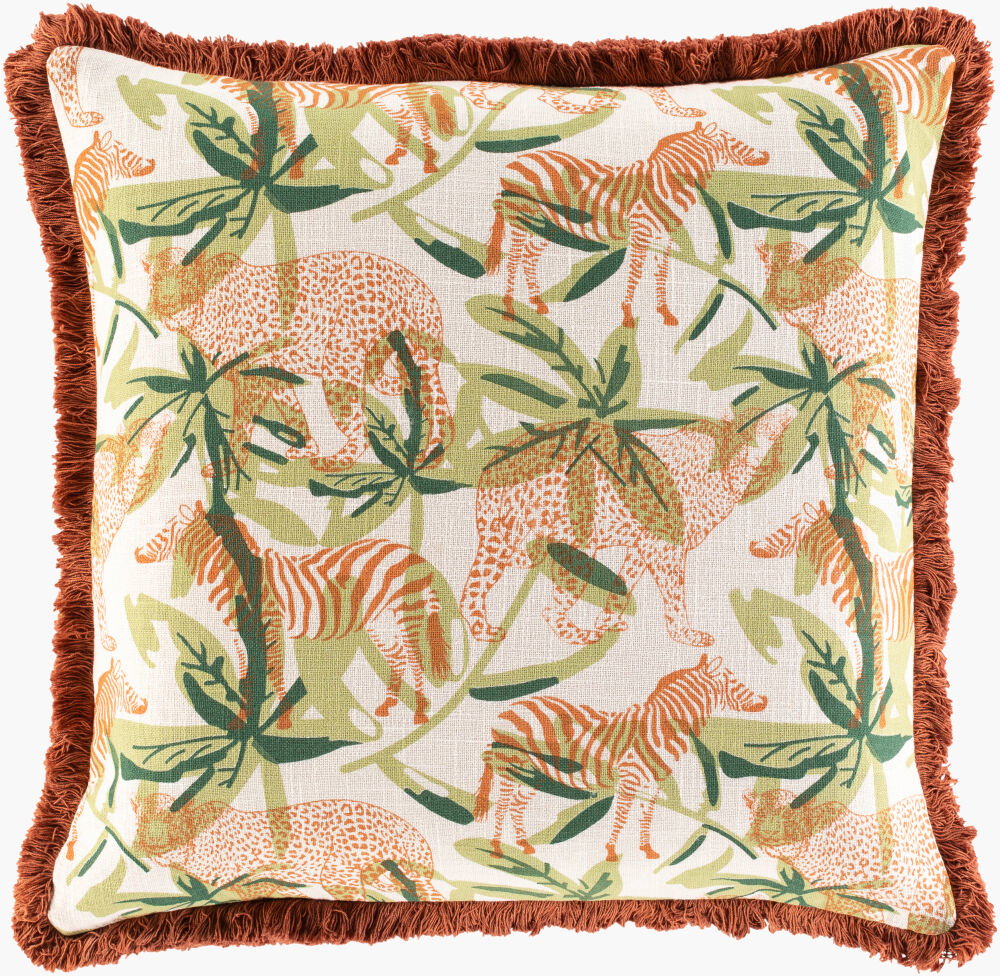 Tanzania Accent Pillow, Decorative Pillow by Surya, 20" length x 20" width