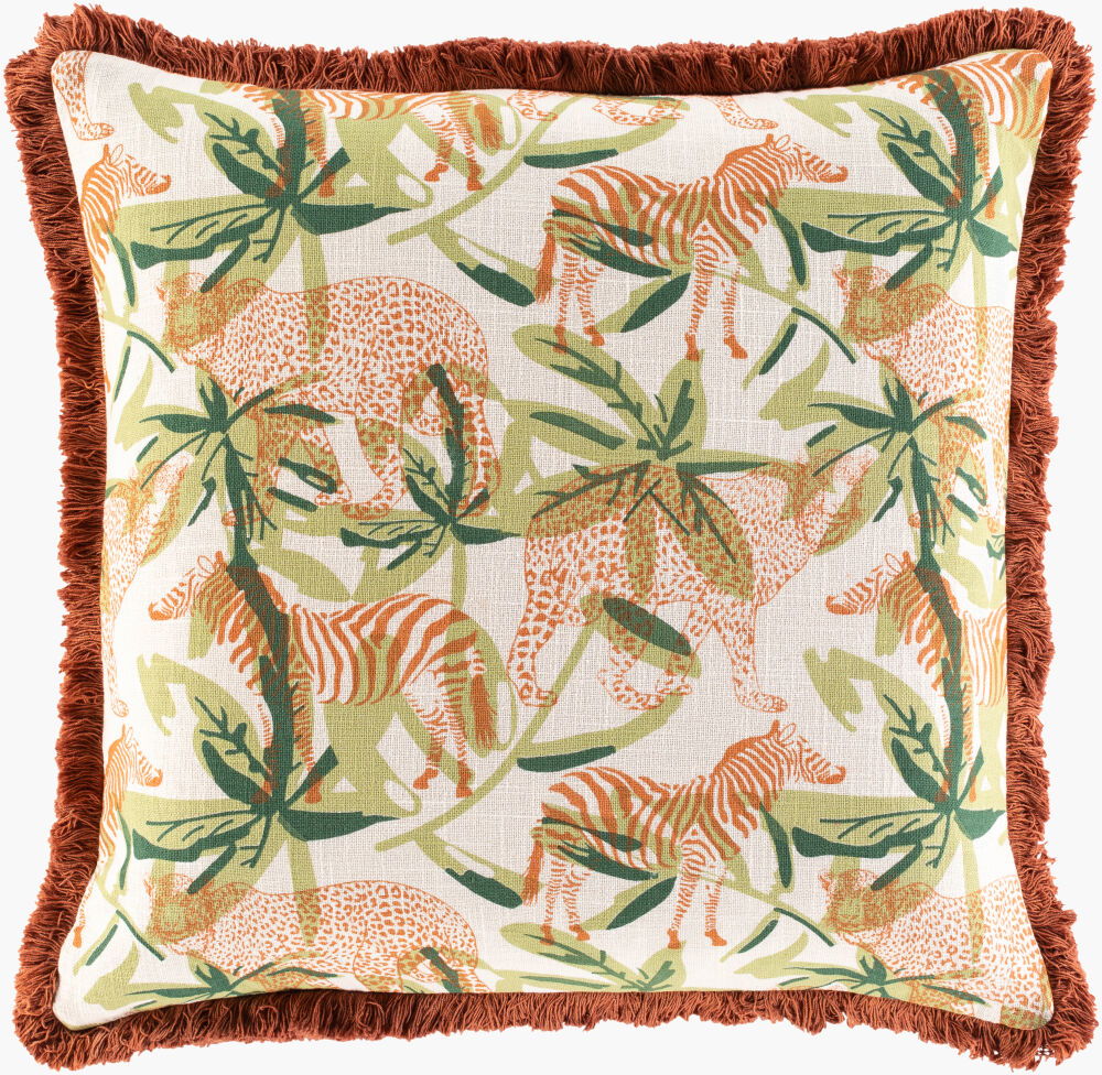 Tanzania Accent Pillow Down, Decorative Pillow by Surya, 20" length x 20" width