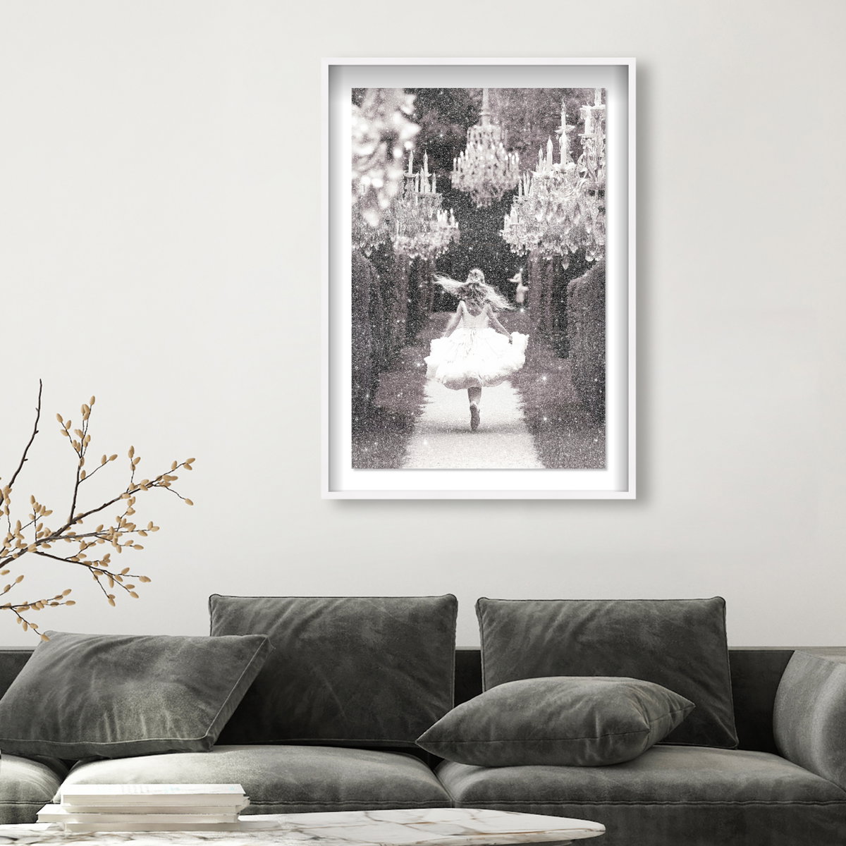 Running Alice (Diamond Dust), Art by Oliver Gal,  30x45 View 3