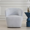 Mist Barrel Swivel Chair, Accent Chair by Uttermost, 29" width x 30.5" height x 30.25" depth thumbnail 2