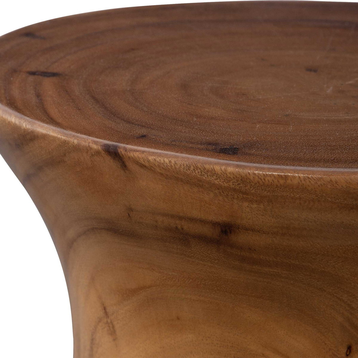 Swell Wooden Accent Table, Side & End Table by Uttermost, 13" width x 18" height x 13" depth View 5