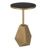 Comet Geometric Bronze Accent Table, Side & End Table by Uttermost, 14" width x 24.25" height x 14" depth thumbnail 1