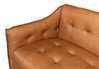 Isaac Leather Sofa, by Sarreid, 2'6" length x 6'5" width x 2'7" height thumbnail 12