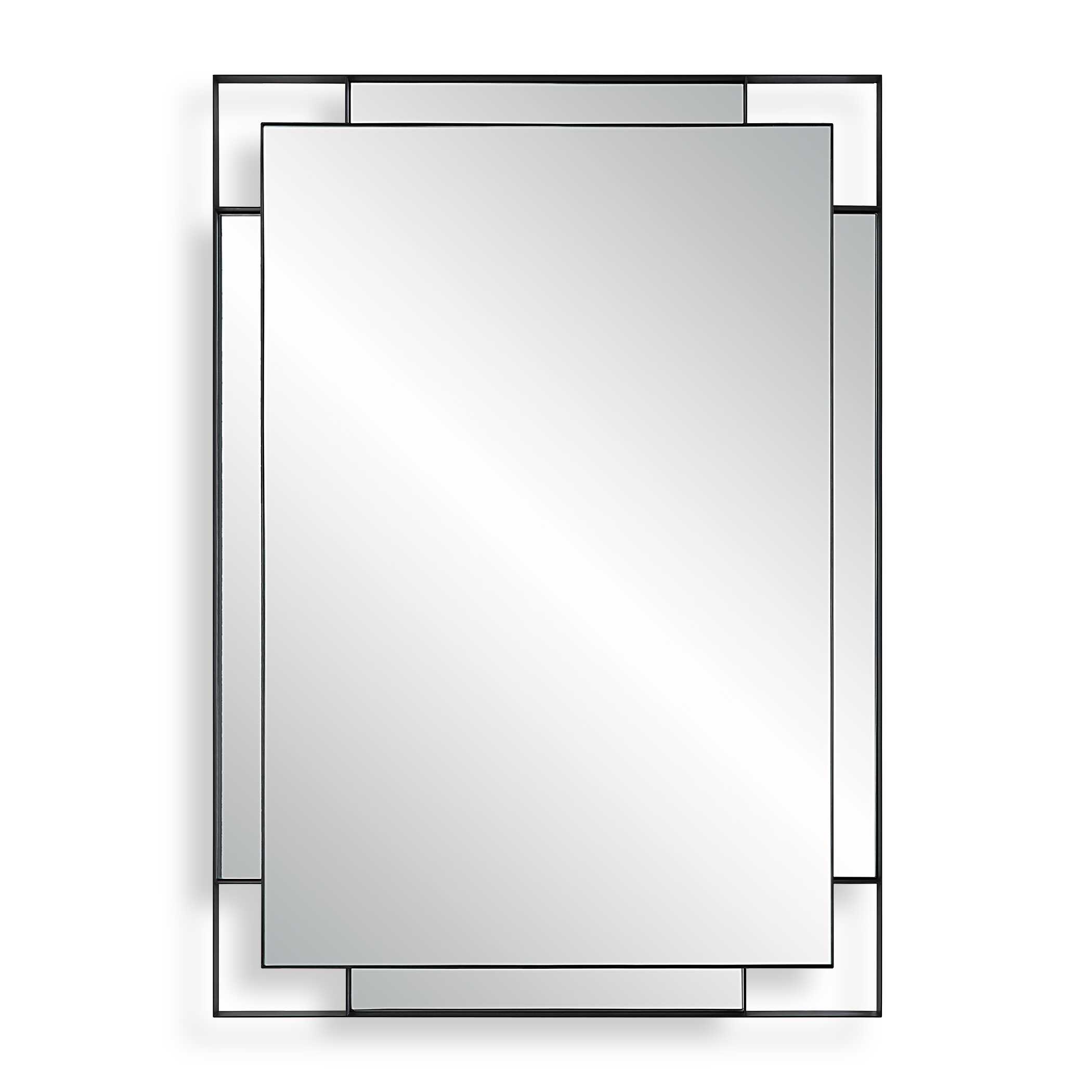 Stellan Black Mirror, by Uttermost, 27.75" width x 39.62" height x 1.12" depth View 1