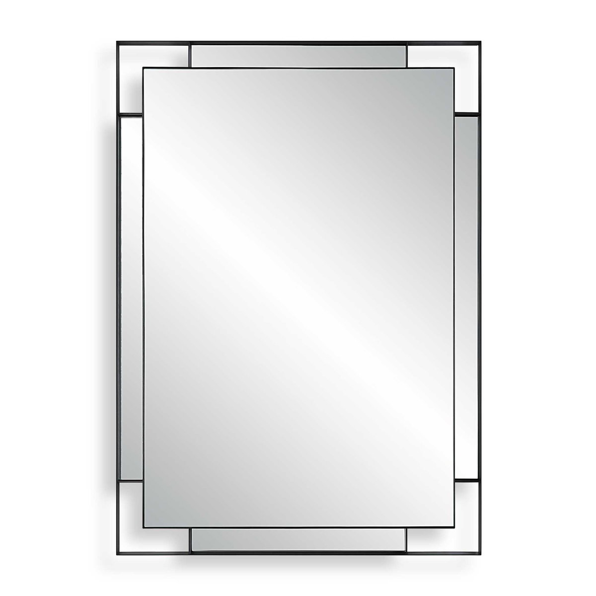Stellan Black Mirror, by Uttermost, 27.75" width x 39.62" height x 1.12" depth View 1