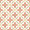 Mimi Coral Quilted Floral Peel & Stick Wallpaper thumbnail 0