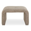 Leora Upholstered Modern Small Bench, Furniture by Uttermost, 30" width x 19" height x 21" depth thumbnail 1