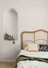 Beachcomber Light Pink & Cream Wallpaper thumbnail 1