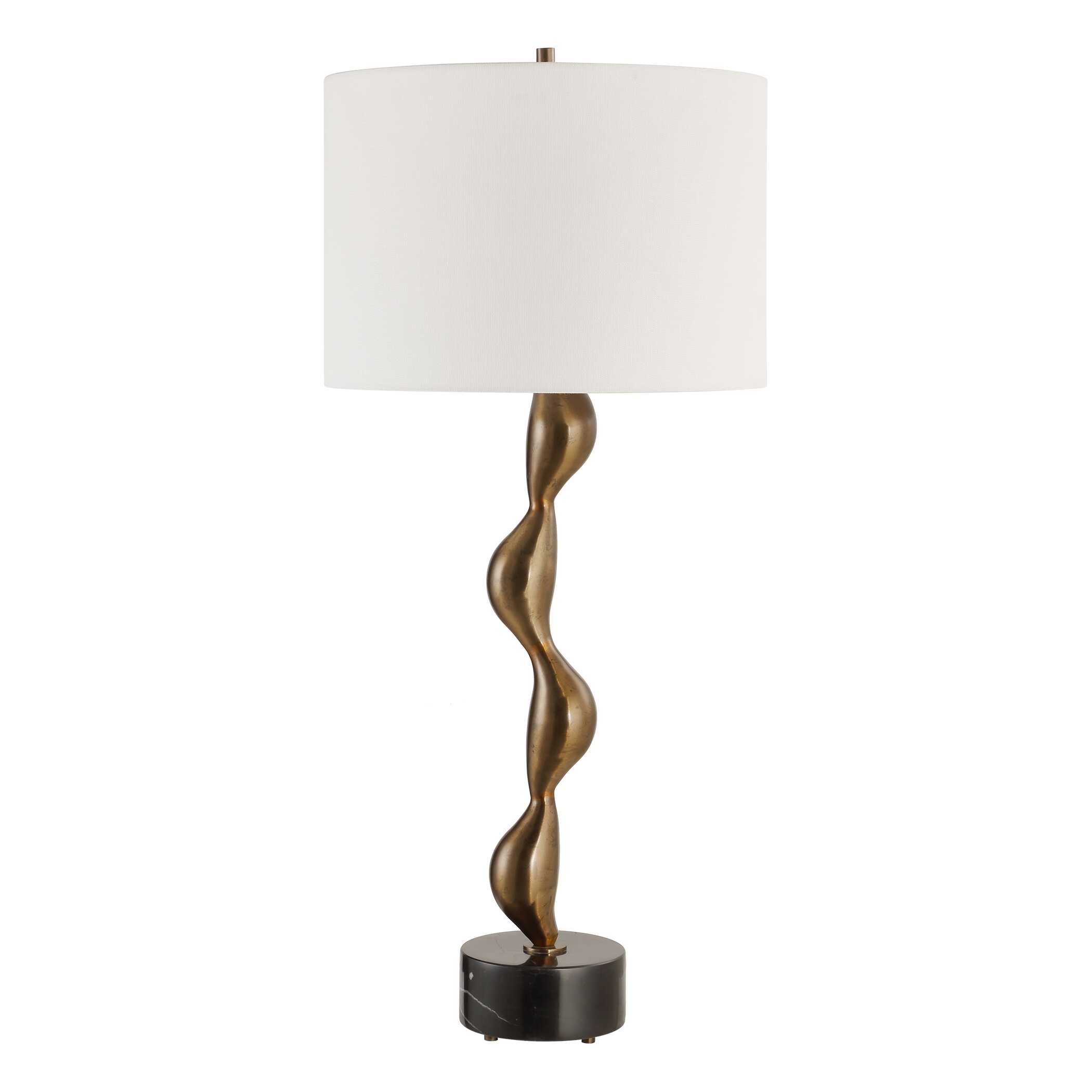 Remolino Bronze Table Lamp, by Uttermost, 15" width x 32.75" height x 15" depth View 5