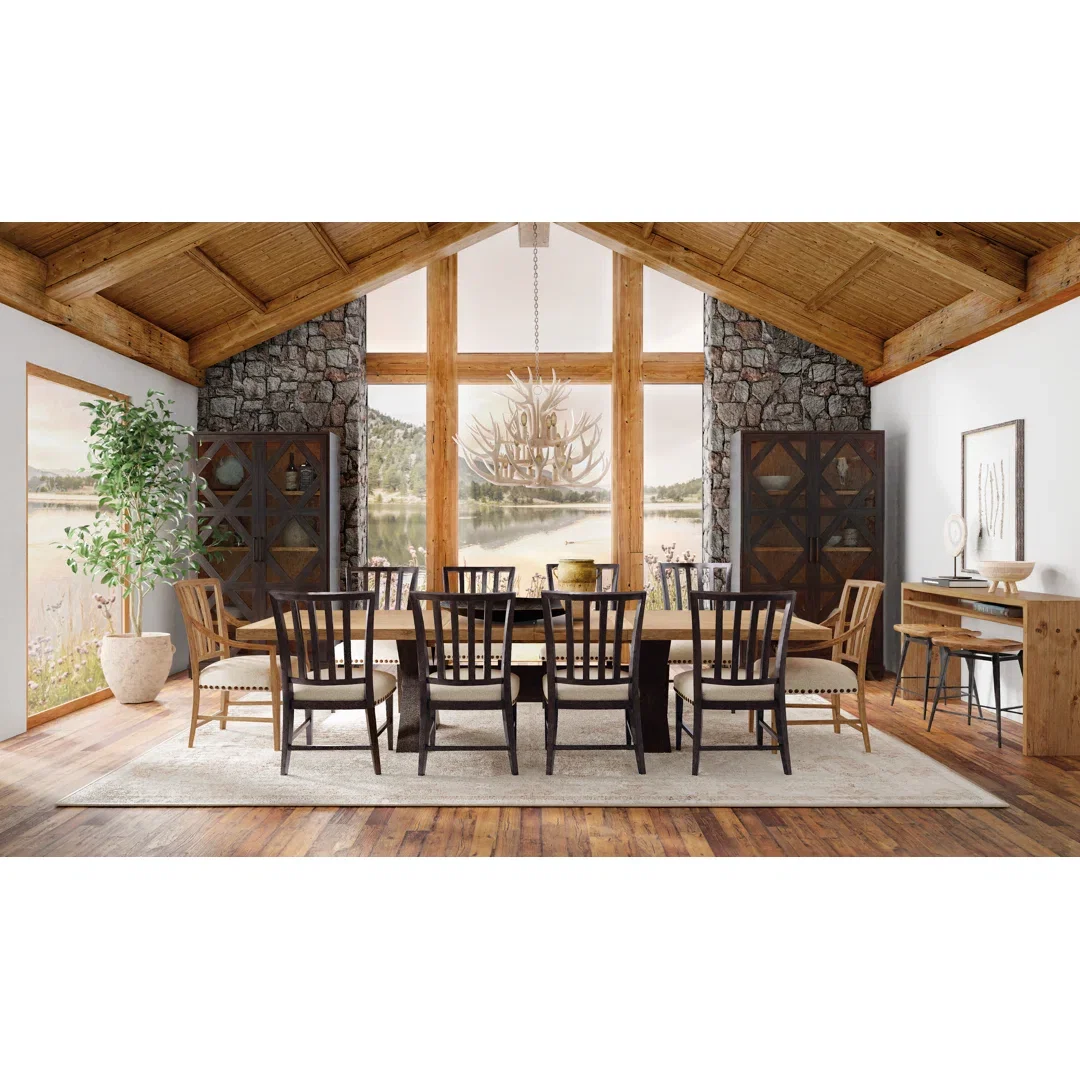 Big Sky Dining Table, by Hooker Furniture, 92" width x 30" height x 46" depth View 9