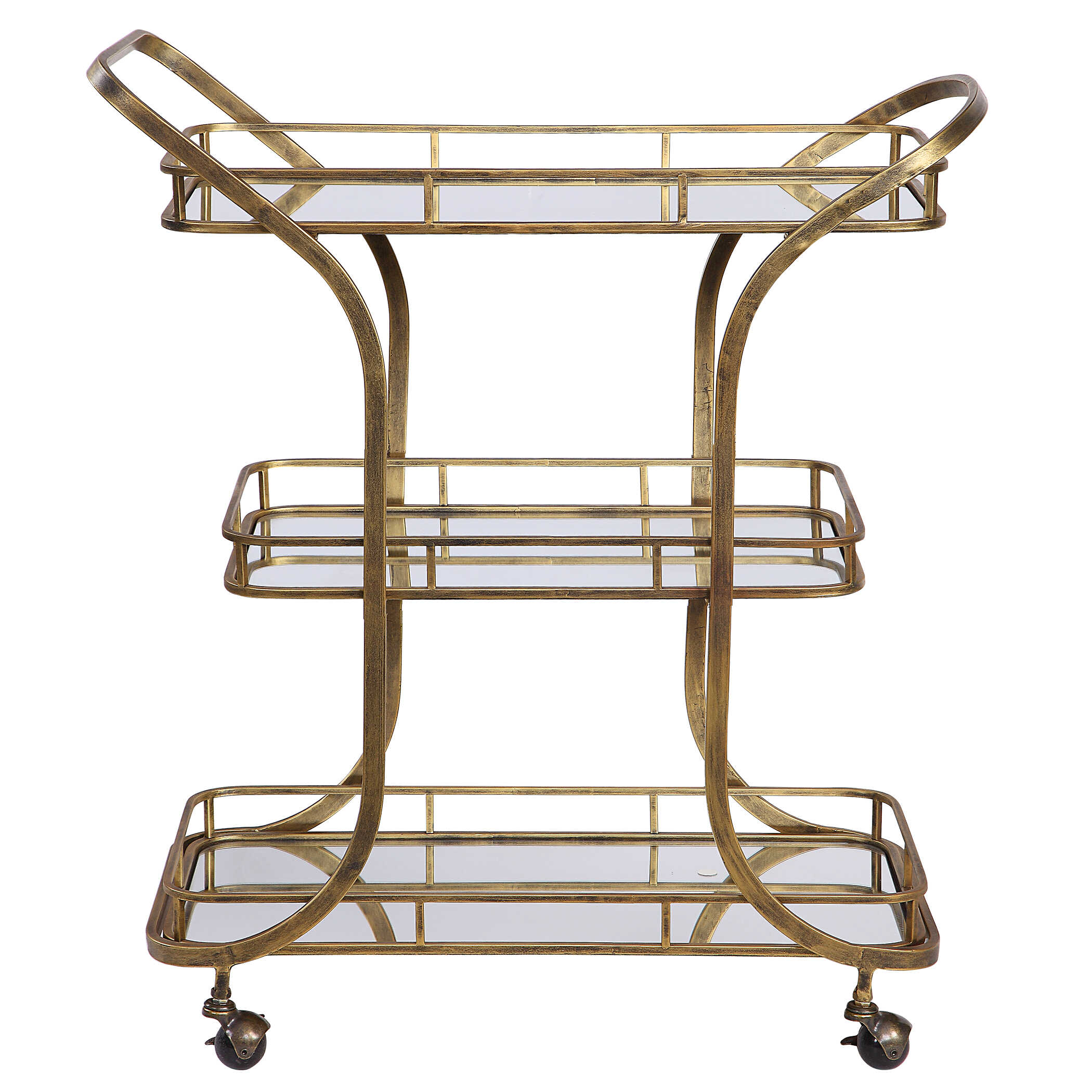 Stassi Gold Serving Cart Stassi Gold Serving Cart large image