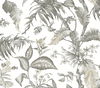 Fiji Garden White Peel & Stick Wallpaper thumbnail 0