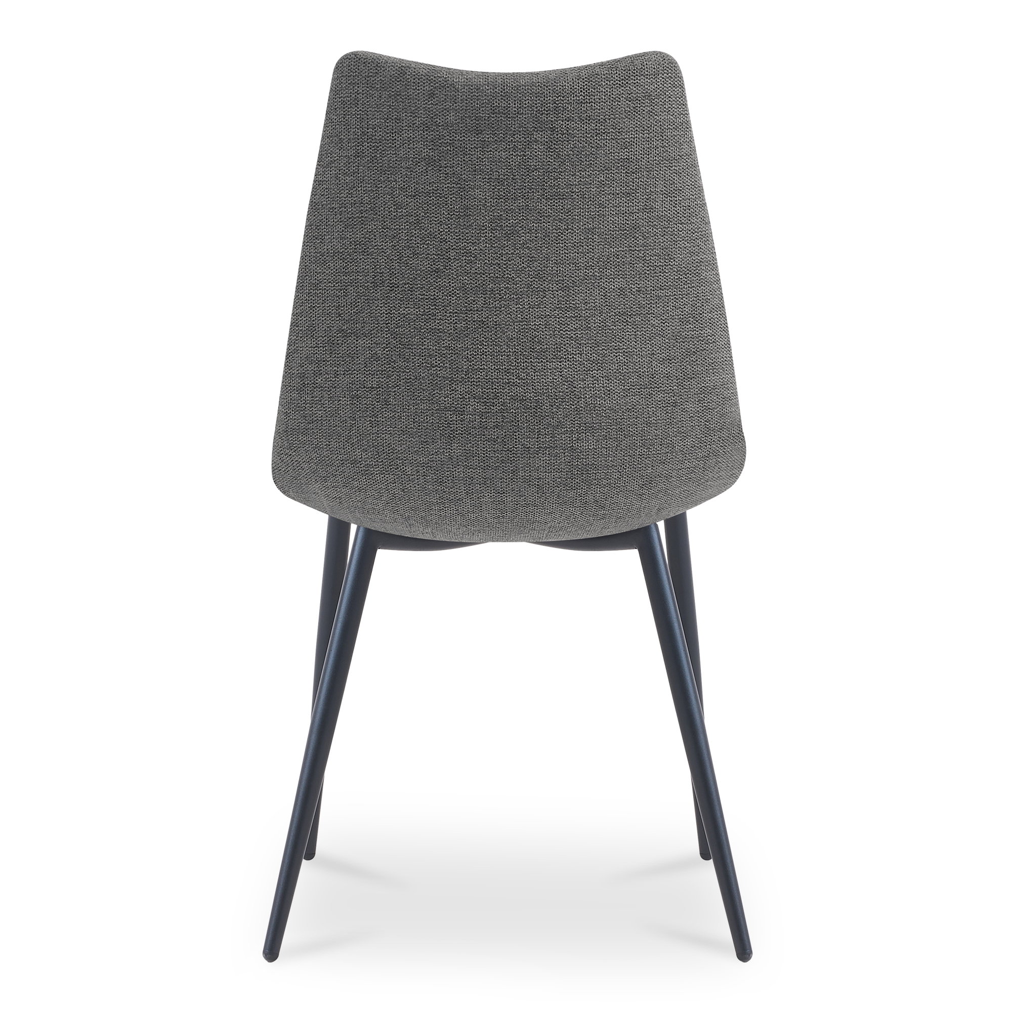 Alibi Dining Chair Dark Grey-set Of Two, by Moe's Home, 18" width x 33" height x 20" depth View 5