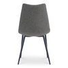 Alibi Dining Chair Dark Grey-set Of Two, by Moe's Home, 18" width x 33" height x 20" depth thumbnail 5
