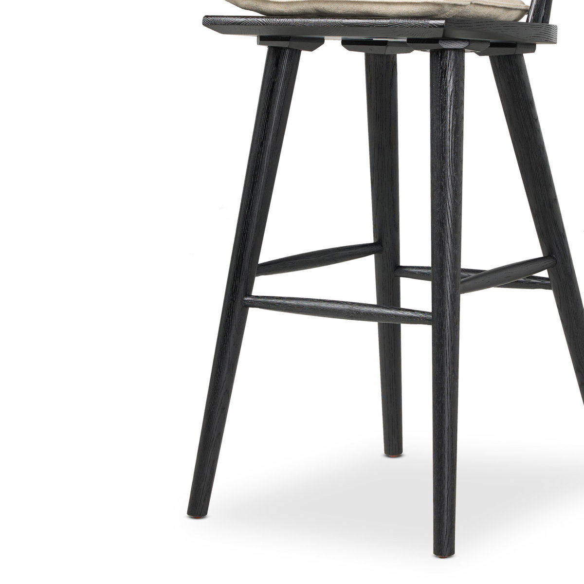 Lewis Windsor Bar + Counter Stool, Counter & Bar Stool by Four Hands, 18.5" width x 44.5" height x 21.25" depth View 8