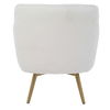 Oasis White Swivel Chair, Furniture by Uttermost, 29.5" width x 32" height x 33.5" depth thumbnail 8