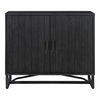 Sierra 2 Door Cabinet Black, Cabinets & Sideboard by Moe's Home, 39" width x 33" height x 18" depth thumbnail 1