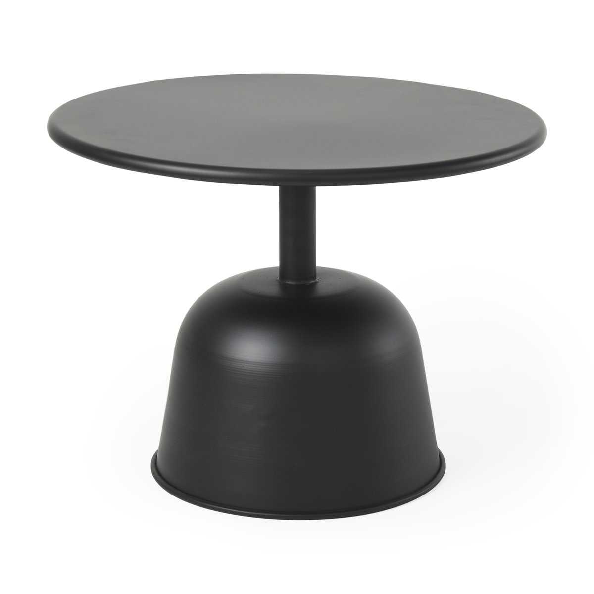 Talulla  Metal Matte Black Accent Table, Side & End Table by Mercana, 19.69" length x 19.69" width x 14.76" height View 1